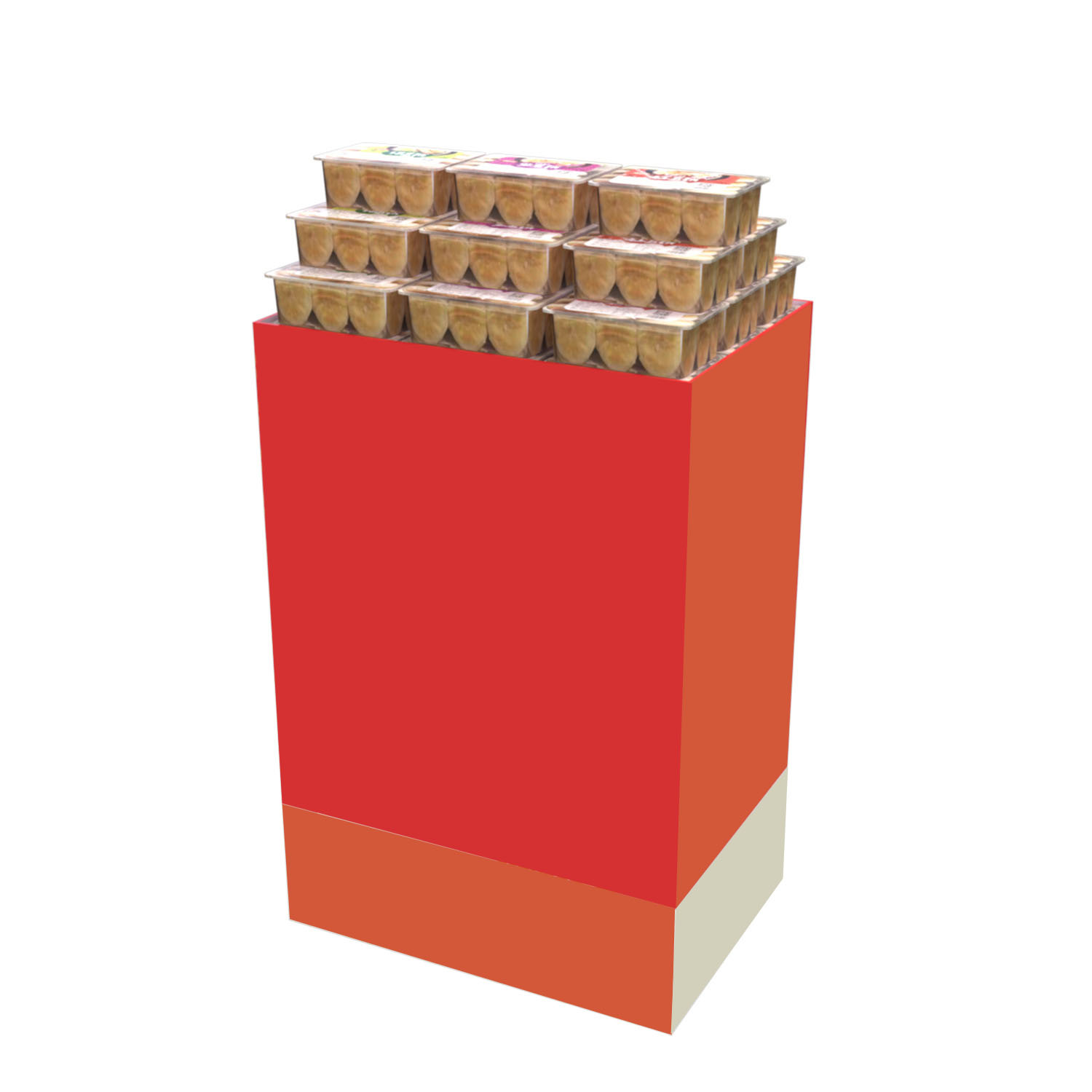 Custom Supermarket Display Cardboard Rack